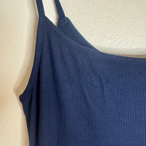 SKIMS Soft Lounge Long Slip Women's Ribbed Maxi Dress Navy XL thumbnail 6