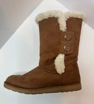 Falls Creek Faux Fur Lined Chelsea Boots Size 9 thumbnail 6