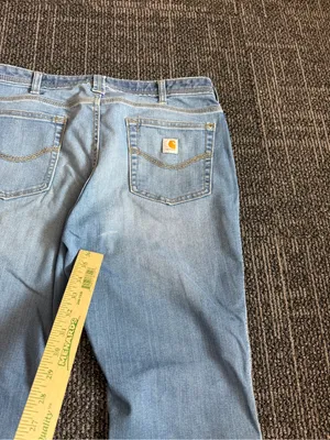 Carhartt Jeans Womens 10 Blue Stretch Denim Original Fit thumbnail 6