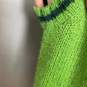 90s Northern Reflections Sweater Vest Womens Large Green Blue Button Up Knit‎ thumbnail 10