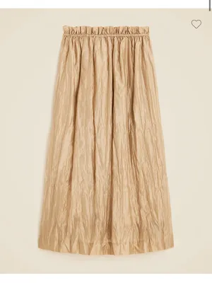 J Crew Crinkle Maxi skirt size small thumbnail 8