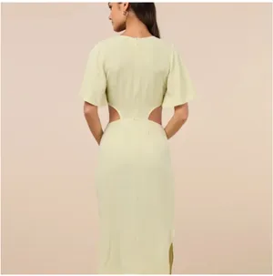 Lulu’s Tie-Front Cut-Out Midi Dress thumbnail 2