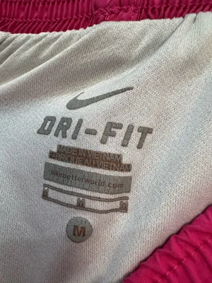 Pink Nike Dri-Fit Lined Athletic Shorts Size M EUC thumbnail 5
