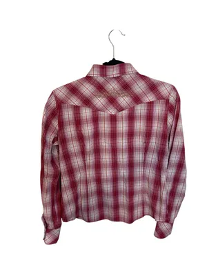 Esprit Vintage Western Plaid Embroidered Pearl Snap Shirt thumbnail 2