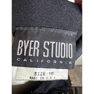 Vintage 90s Byer Studio California Black Mini Dress - Size 10 (Fits Smaller) thumbnail 6