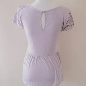 Maurices lavender peplum blouse size medium thumbnail 6