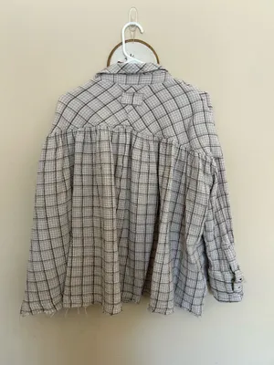 Free People We the Free plaid Cardiff tunic top thumbnail 4