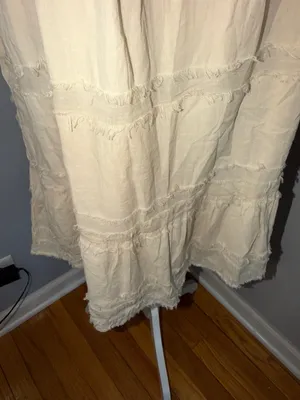 Listicle 100% Cotton Cream Midi Dress thumbnail 5