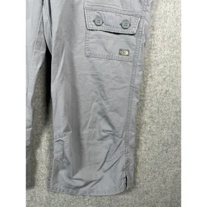 The North Face Capri Pants Womens Size 10 Gray Cargo Hiking Cotton Pockets‎ thumbnail 11