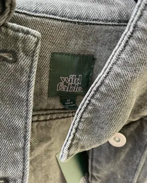 Wild Fable Black Denim Jacket thumbnail 2
