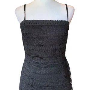 Lulus Absolute Elegance Black Lace Sleeveless Midi Dress Slit Womens Small NEW thumbnail 5
