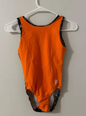 Plum Gymnastics Leotard Orange Size XS thumbnail 1