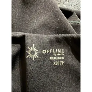 OFFLINE by‎ Aerie Real Me Black V-Neck Activewear Jumpsuit Womens XS 3471 thumbnail 4