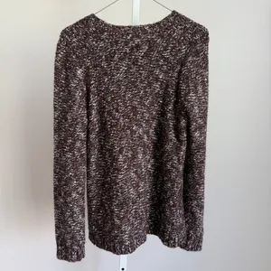 Madewell Cable Knit Sweater Burgundy‎ Gray Ivory Women's Size M Medium thumbnail 7