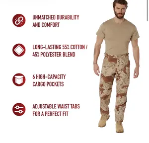 American Vintage Vintage Desert Camo Military BDU Cargo Pants thumbnail 5