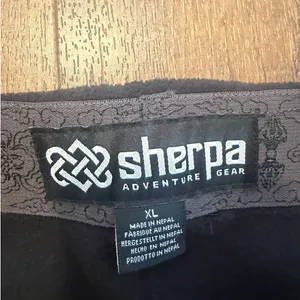 NWT Sherpa Adventure Gear Rolpa Fleece Pants Black XL thumbnail 2