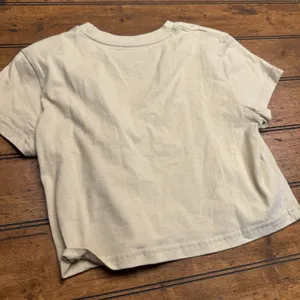 Barstool Sports Women's Tshirt Cropped Young And‎ Stupid Medium Yellow thumbnail 5