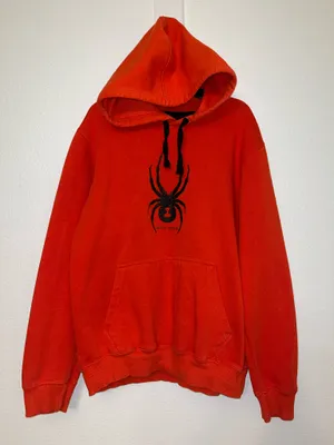 Spyder Red Graphic Hoodie Size M Pullover Sweatshirt thumbnail 2