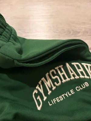 Gymshark Collegiate Graphic Joggers Athletic Green Size Small Women’s NEW thumbnail 5