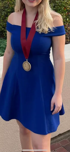 Blue Dress Size XS thumbnail 4