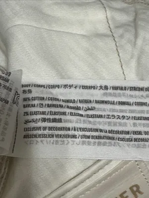 Hollister Ultra High-Rise Dad Pant White Utility Chino Pants Contrast Stitch 27 thumbnail 14