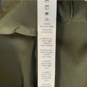Lululemon High Rise Jogger Pants Olive Green Stretch Size 4 Paperbag Waist thumbnail 8