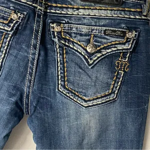 Miss Me Jeans Women Size 29W Low Rise Faded Signature Boot Cut Denim JS50108124 thumbnail 8