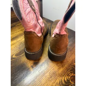 Justin Brown And Pink Boots Size‎ 8 thumbnail 7