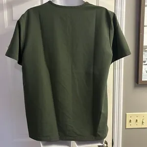 FIGS Technical Collection Olive Short Sleeve PO1644 Medical Scrub Shirt- Large thumbnail 8