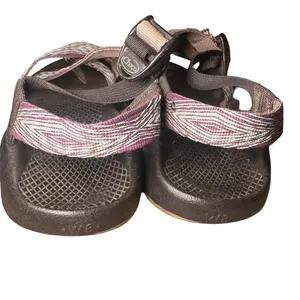 Chacos Women's Sz 8 ZX2 Classic Aqua Purple Black Strappy Water Sport Sandal thumbnail 3