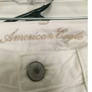 American Eagle White Jeans Pants Women's Sz 2 thumbnail 3