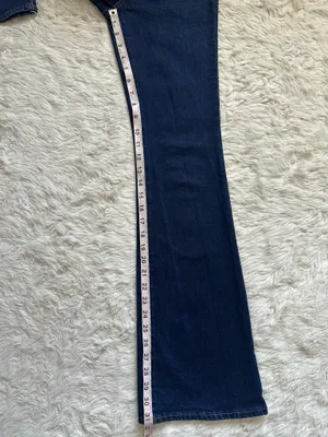 Madewell Jeans Skinny Flare in Rinse Wash High Rise Dark Wash Indigo Sz 24 thumbnail 14