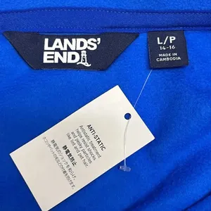 Land’s End Royal Blue 1/4 Zip Long Sleeve Mock Neck Fleece Pullover-Lrg/P 14-16 thumbnail 12