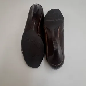 Rangoni Italy Black Leather Block Heel Loafers Womens 10.5 thumbnail 10