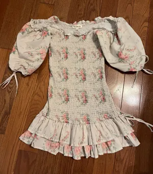 Floral dress Pink thumbnail 1