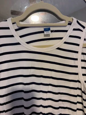 Flowy Stripped Black & White Tank thumbnail 3