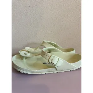 Birkenstock Green Thong Sandals with Buckle Women's US 9 Rubber Logo thumbnail 3