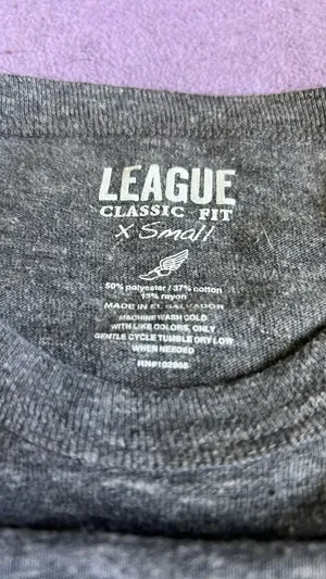 League Heather Grey Indiana Shirt thumbnail 3