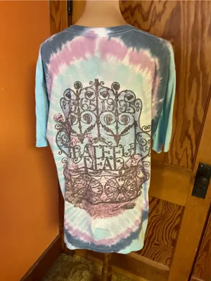 Liquid Blue Grateful Dead Bertha Tie Dye Graphic T Shirt XXL Deadhead Band Tee thumbnail 9