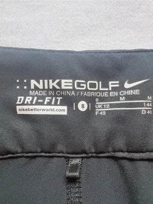Nike Golf Dri-FIT Black Skort Women’s Size 8 M Built In Shorts Pockets thumbnail 3