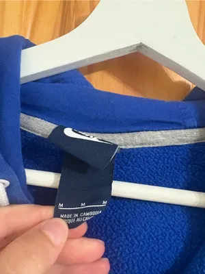 💜Nike Royal Blue Size Medium Hooded Sweatshirt thumbnail 3