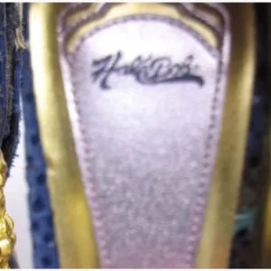 Hale Bob Blue Heels Shoes thumbnail 7