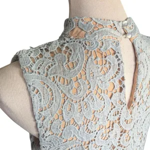 Womens Altard State Baby Blue Sassy Susan Sleeveless Lace Choker Dress - Sz M thumbnail 4