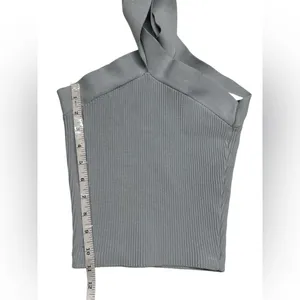 Babaton by Aritzia Sculpt Knit Criss‎ Cross Tank Color lBlue thumbnail 5