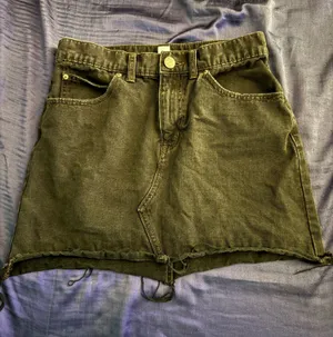 Urban Outfitters Skirt Denim Black BDG thumbnail 1