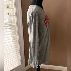 Under Armour Performance Virginia Tech Long Sleeve T-Shirt Heather Dark Gray thumbnail 5