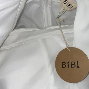 Bibi Bridal Shower White Dress Puff Icon Bride‎ Bachelorette Reception Dress XL thumbnail 10