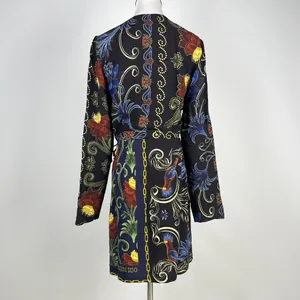 NWOT Farm Rio x Anthropologie Mixed Arabesque Scarves Wrap Mini Dress Size M thumbnail 8
