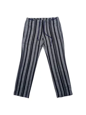 Brooks Brothers 346 Pants Women 14 Striped Wide Leg Linen Blend Casual thumbnail 3