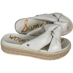 Sam Edelman White Knotted Slide Sandals 7.5 thumbnail 7